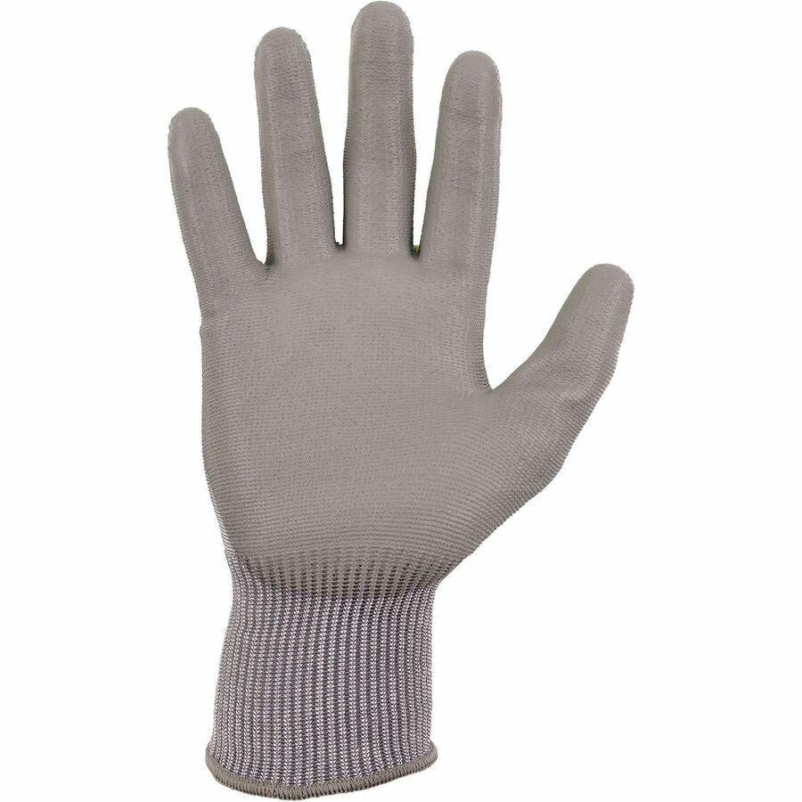 Ergodyne 7024 PU-Coated Cut-Resistant Gloves, X-Large, Gray, Touchscreen Capable, Polyurethane Palm, HPPE/Nylon Spandex, 13-Gauge, 2 Pairs per Pack