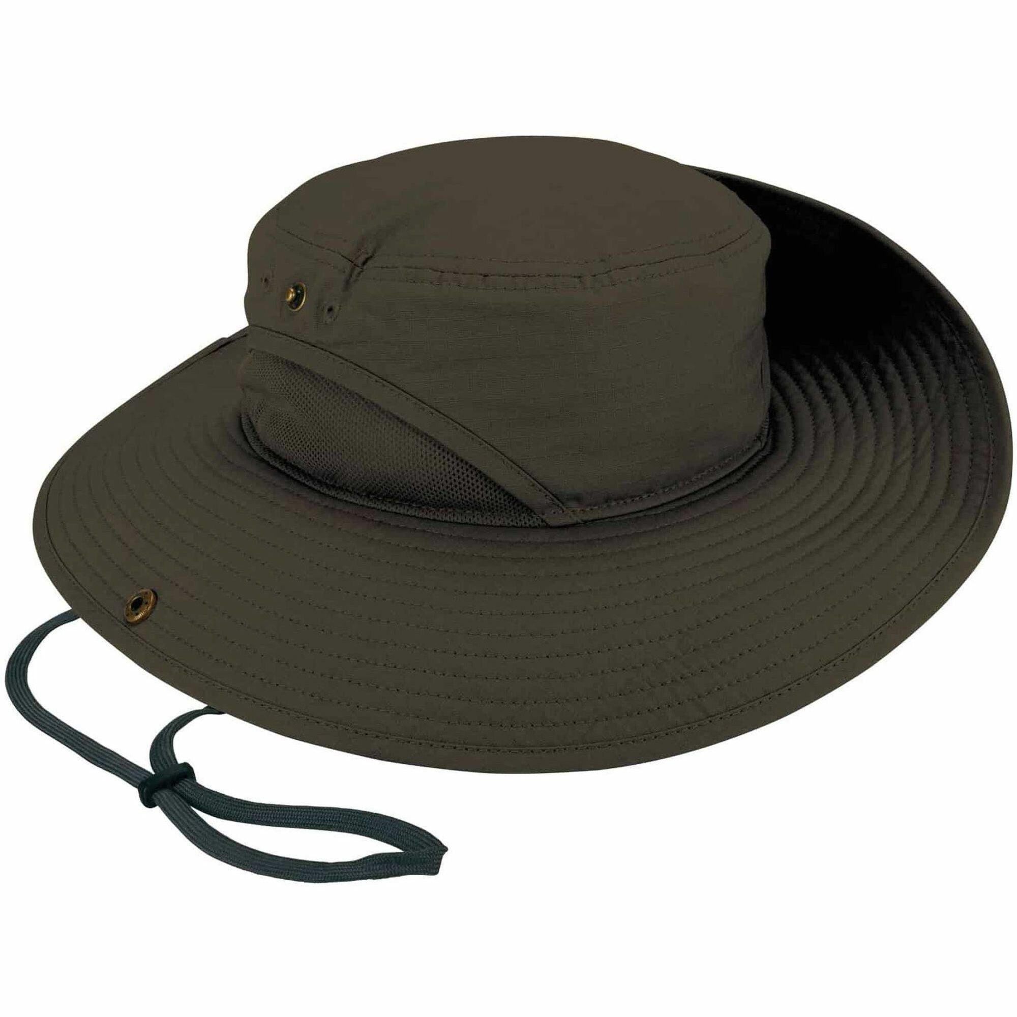 Ergodyne 8936 Lightweight Ranger Hat, Large/Extra Large, Olive, Polyester, 1 Each