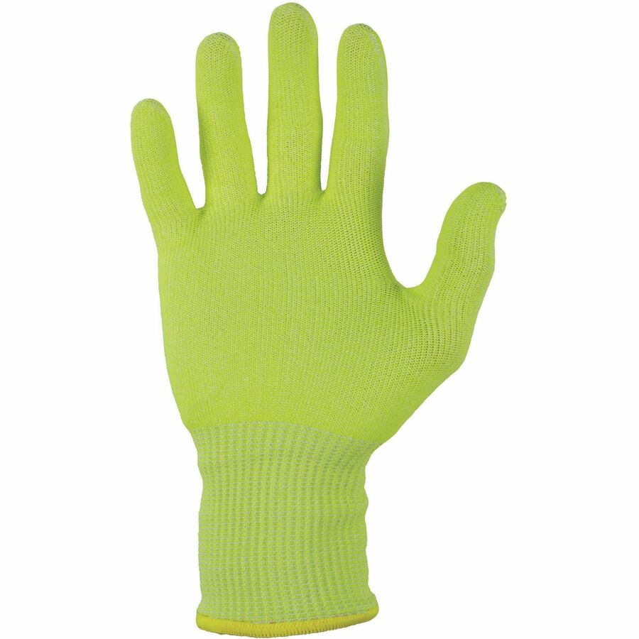 Ergodyne 7040 Cut-Resistant Food-Grade Gloves, Small, 6" Length, Lime, HPPE Fiber, ANSI A4, EN388 Level 5, Breathable, Lightweight, High Visibility, 2 Pairs