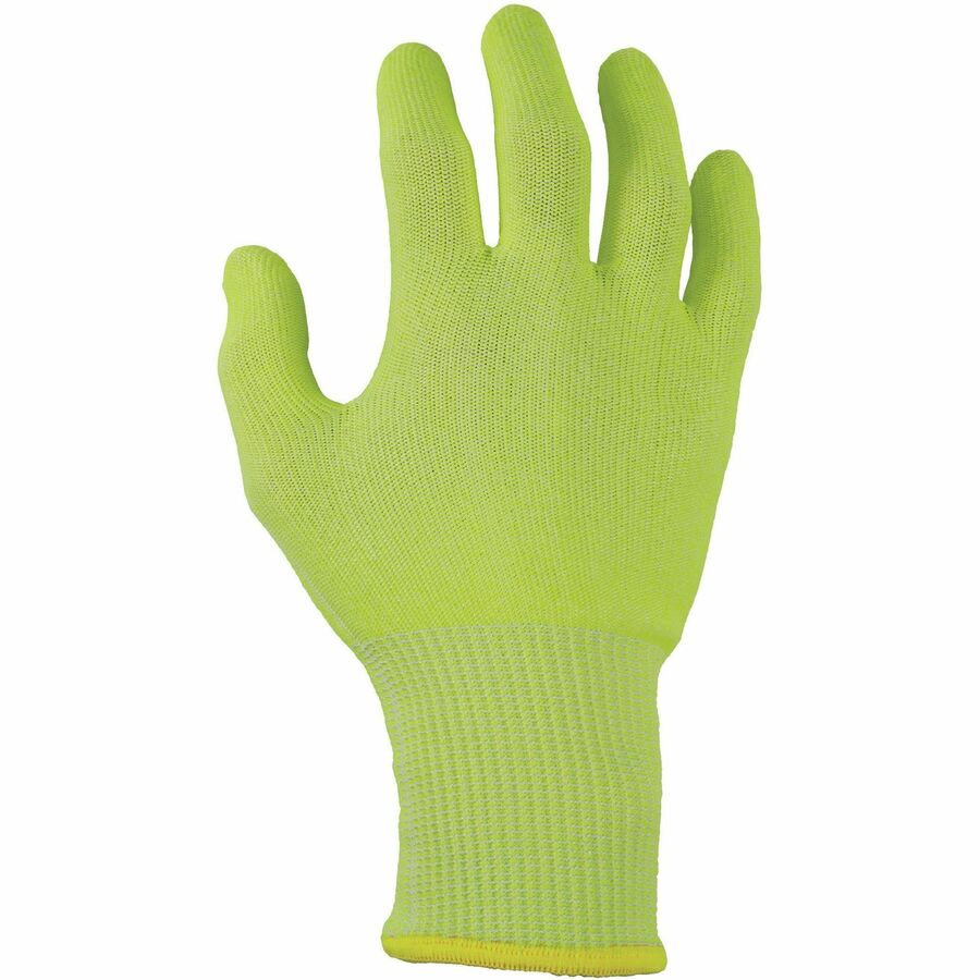 Ergodyne 7040 Cut-Resistant Food-Grade Gloves, Small, 6" Length, Lime, HPPE Fiber, ANSI A4, EN388 Level 5, Breathable, Lightweight, High Visibility, 2 Pairs