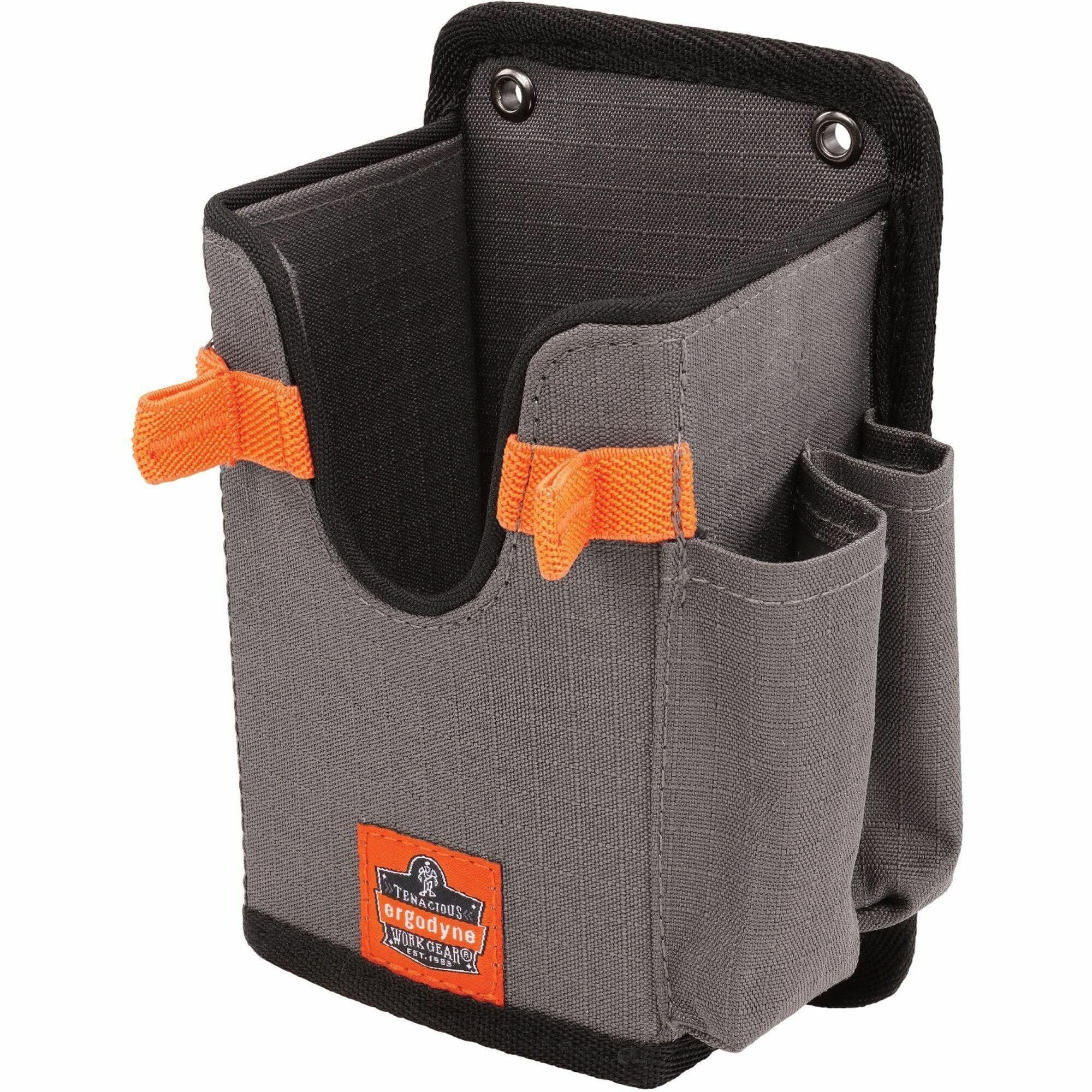 Ergodyne Squids 5543 Mounting Carrier, Gray, Polyester, 1 Each