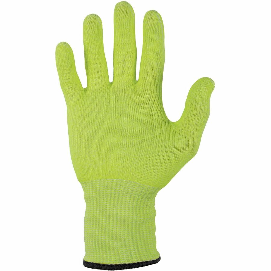 Ergodyne 7040 Cut-Resistant Food-Grade Gloves, X-Large, Lime, 6.50" Length, HPPE Fiber, ANSI A4, EN388 Level 5, Breathable, Lightweight, High Visibility, 2 Pairs