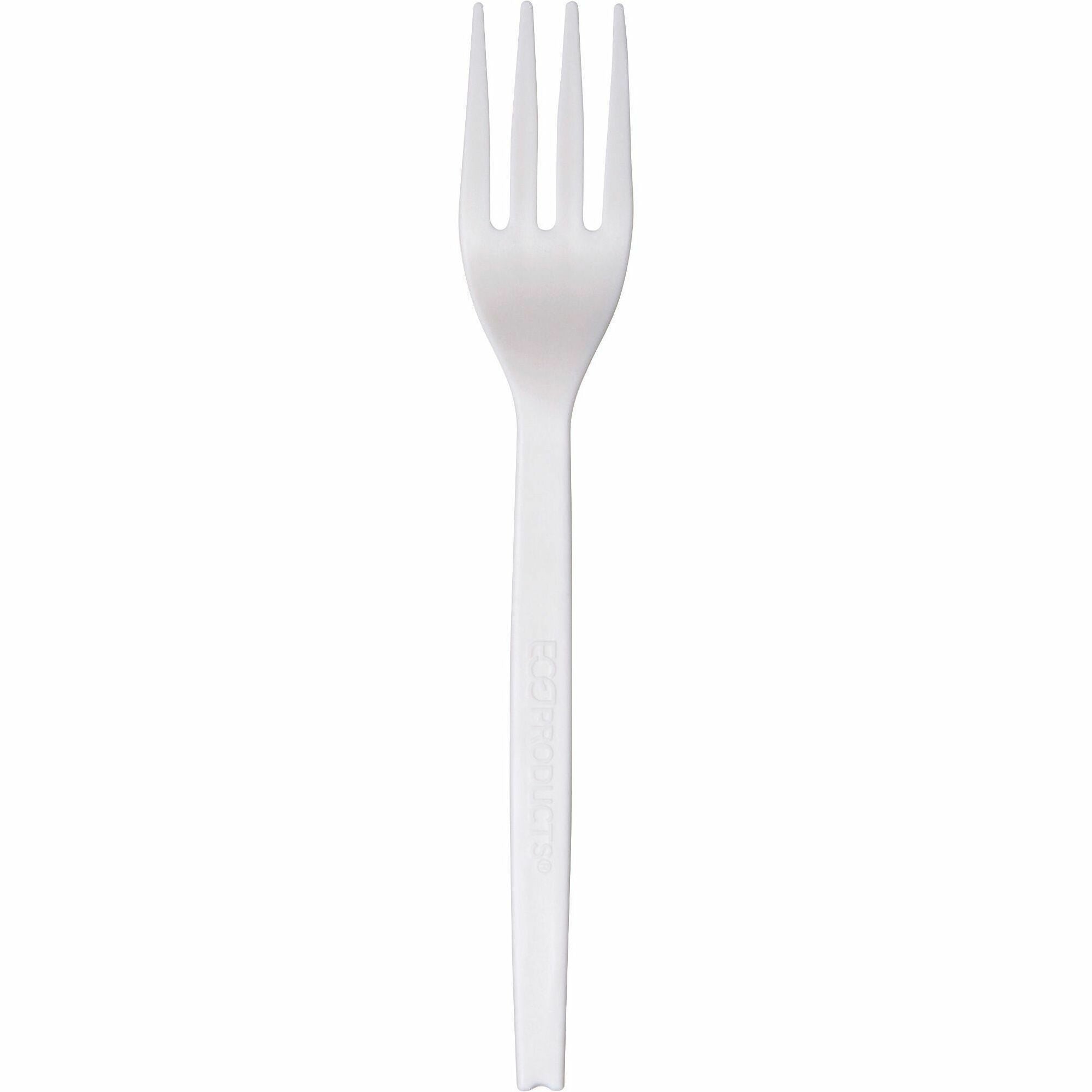 WNA 7" Plant Starch Forks, Beige, 50 Pack