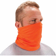 Ergodyne 6485 Multi-Band Face Cover, Fabric/Polyester, Orange, 1 Each