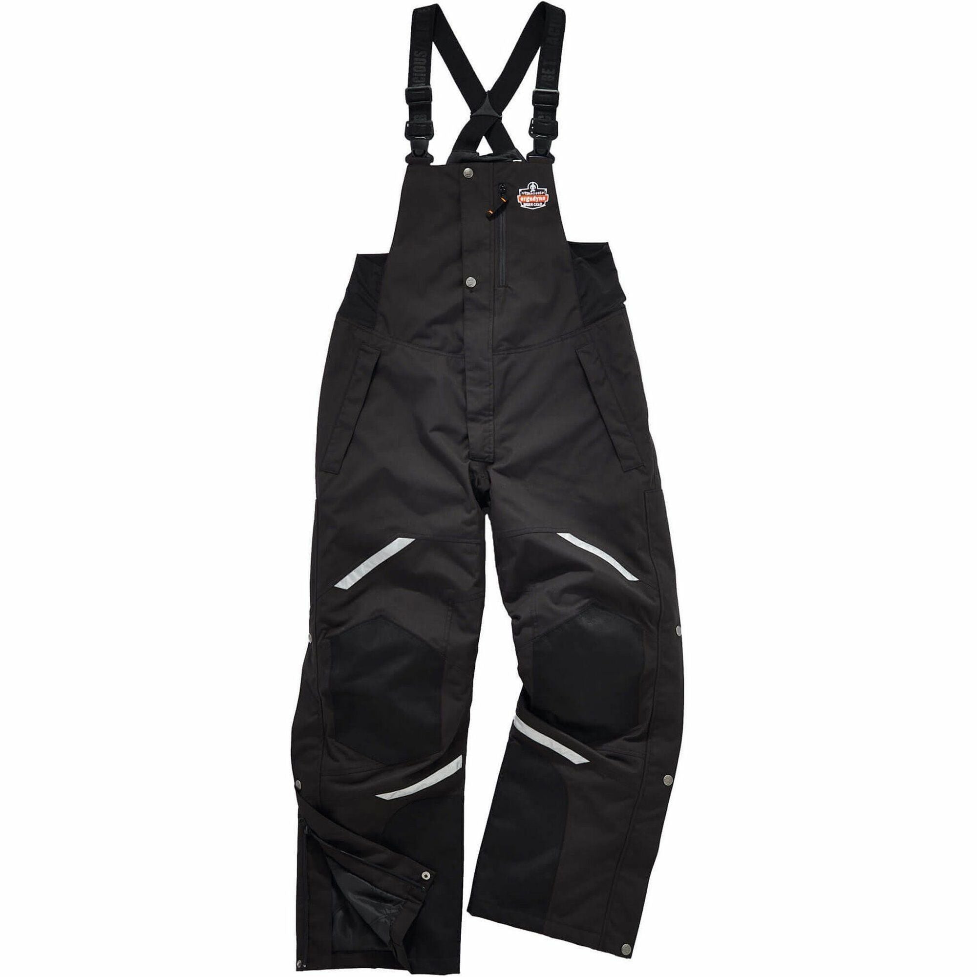 Bib Overall - 4XL - Black - 1600D Nylon, 500D Nylon, Nylon