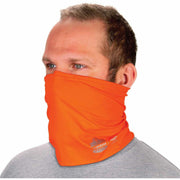 Ergodyne Chill-Its 6489 2-Layer Cooling Multi-Band, Small/Medium, Orange, Polyester/Microfiber/Spandex, 1 Each