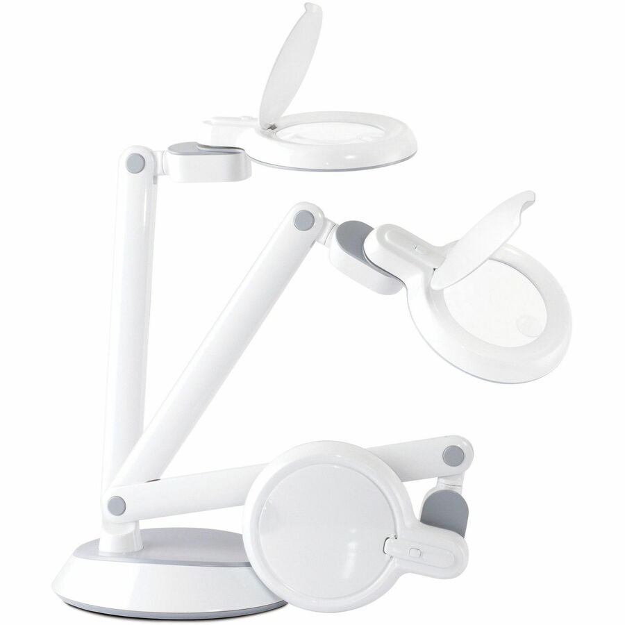 OttLite Space-Saving LED Magnifier Desk Lamp