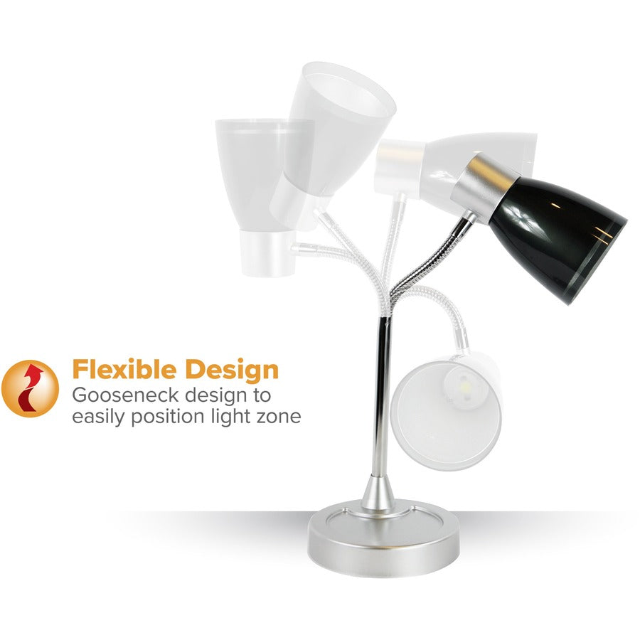 Bostitch Adjustable Desk Lamp, Black