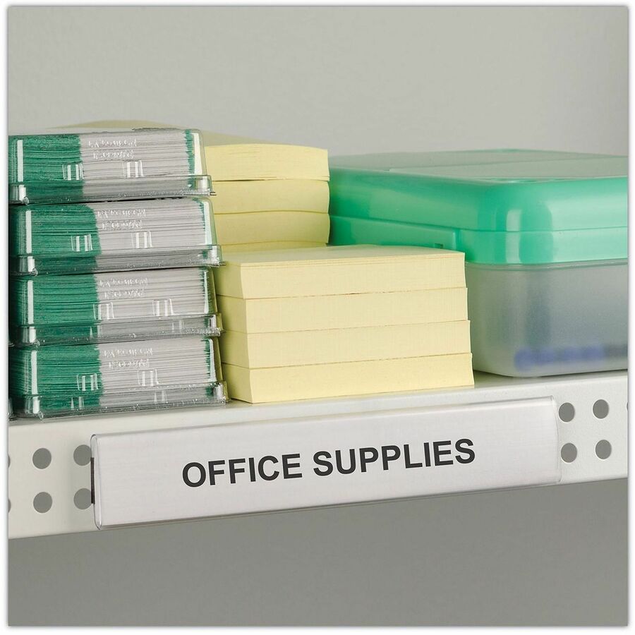 C-Line Label Holder, Magnetic, Side-loading, Clear PVC Plastic, Supports 6" x 1" Media, 5.3" H x 7" W x 7" D, 10 per Pack