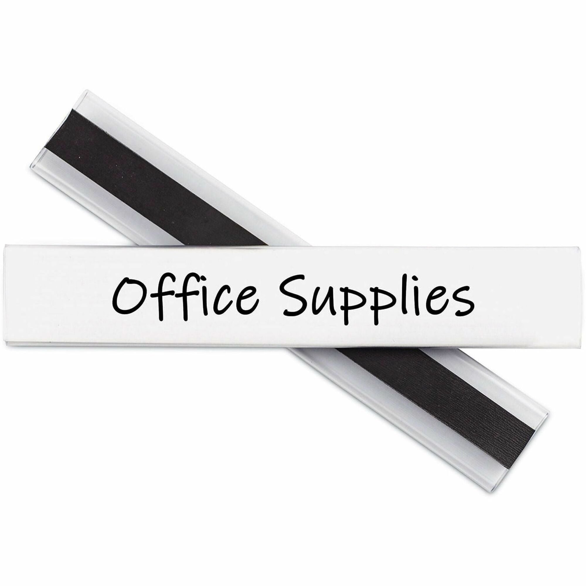 C-Line Label Holder, Magnetic, Side-loading, Clear PVC Plastic, Supports 6" x 1" Media, 5.3" H x 7" W x 7" D, 10 per Pack