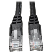 14 ft Category 6 Network Cable for Network Device, ATM - First End: 1 x RJ-45 Network - Male - Second End: 1 x RJ-45 Network - Male - 1 Gbit/s - Patch Cable - Gold Plated Contact - CM - 24 AWG - Black - 1