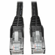 25 ft Category 6 Network Cable for Network Device - First End: 1 x RJ-45 Network - Male - Second End: 1 x RJ-45 Network - Male - 10 Gbit/s - Patch Cable - Gold Plated Contact - CM - 24 AWG - Black