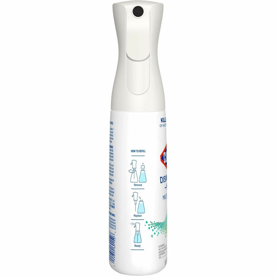 Clorox Disinfecting, Sanitizing & Antibacterial, Eucalyptus Peppermint Scent, Non-aerosol, Bleach-free, White, 16 fl oz, 1 Each