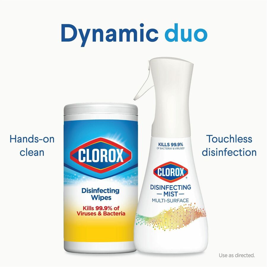 Clorox Disinfecting, Sanitizing & Antibacterial, Eucalyptus Peppermint Scent, Non-aerosol, Bleach-free, White, 16 fl oz, 1 Each