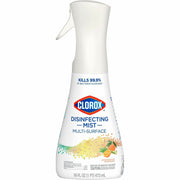 Clorox Disinfecting, Sanitizing & Antibacterial Mist, Lemongrass Mandarin Scent, Non-aerosol, Bleach-free, White, 16 fl oz, 1 Each