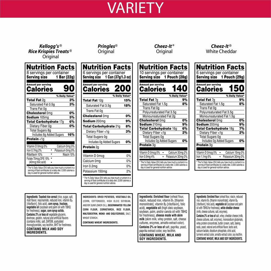 Kellogg's Snacks Mega Variety Pack