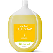 Method Dish Soap Refill, Lemon Mint Scent, Green, 54 fl oz, 1 Each