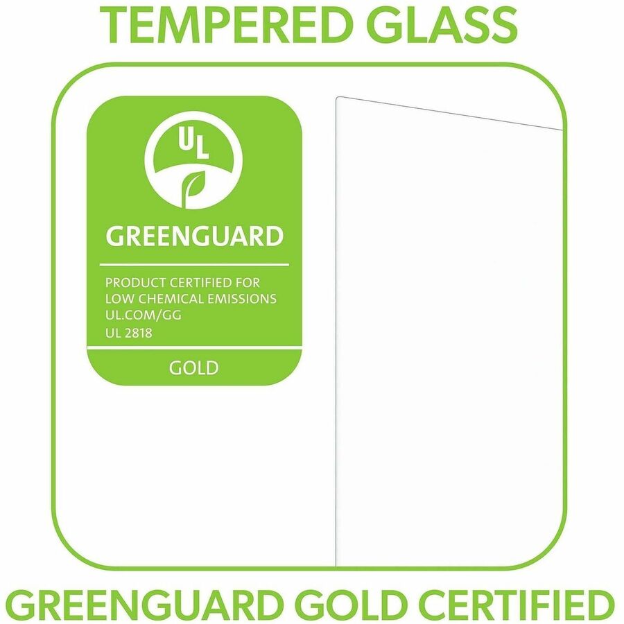 72" (6 ft) Width x 42" (3.5 ft) Height - White Glass Surface - Rectangle - Vertical - Magnetic - 1 Each