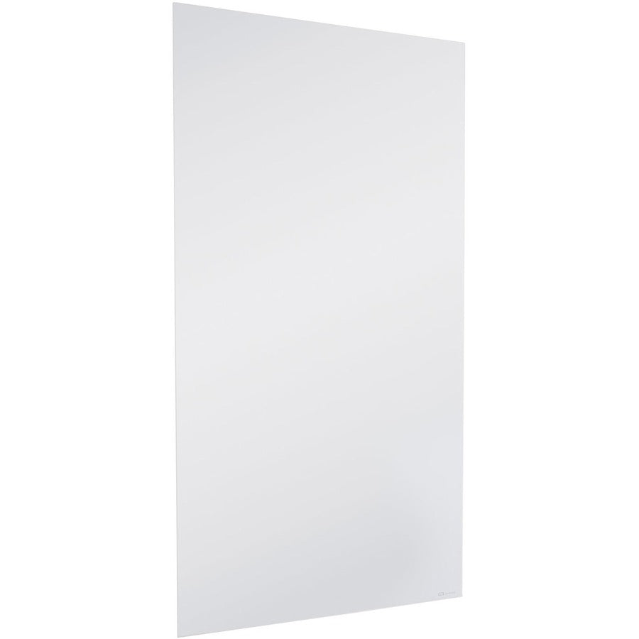 72" (6 ft) Width x 42" (3.5 ft) Height - White Glass Surface - Rectangle - Vertical - Magnetic - 1 Each