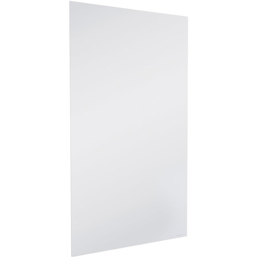 85" (7.1 ft) Width x 48" (4 ft) Height - White Glass Surface - Rectangle - Vertical - Magnetic - 1 Each