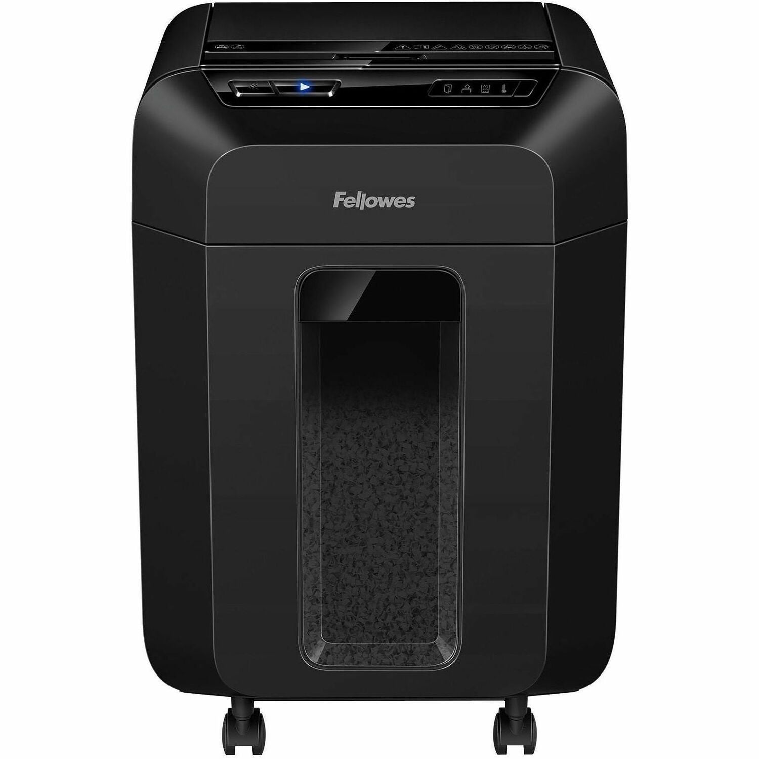 Continuous Shredder - Micro Cut - 10 Per Pass - for shredding Credit Card, Paper, Paper Clip, Staples - P-4 - 10 Minute Run Time - 4.50 gal Wastebin Capacity - Black