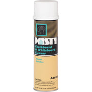 For Whiteboard, Chalkboard - Foam Spray - 19 fl oz (0.6 quart) - Sassafrass Scent - Non Ammoniated, Pleasant Scent - White - 12 / Carton