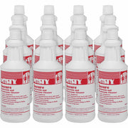 For Urinal, Toilet Bowl, Metal Surface, Porcelain - Liquid - 32 fl oz (1 quart) - Mint Scent - Fast Acting, Easy to Use - Blue - 12 / Carton