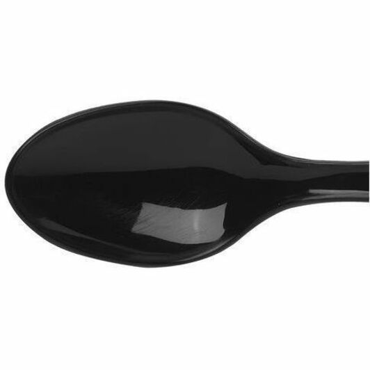 Dixie Heavy Weight Black Polypropylene Disposable Teaspoons, 1000 per Case