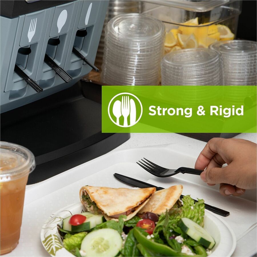 Dixie Ultra SmartStock Cutlery Set, Teaspoon, Natural Beige, CPLA Plastic, 960 per Case