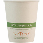 World Centric NoTree Paper Hot Cups, 6 fl oz, Natural, Paper, 20 per Carton