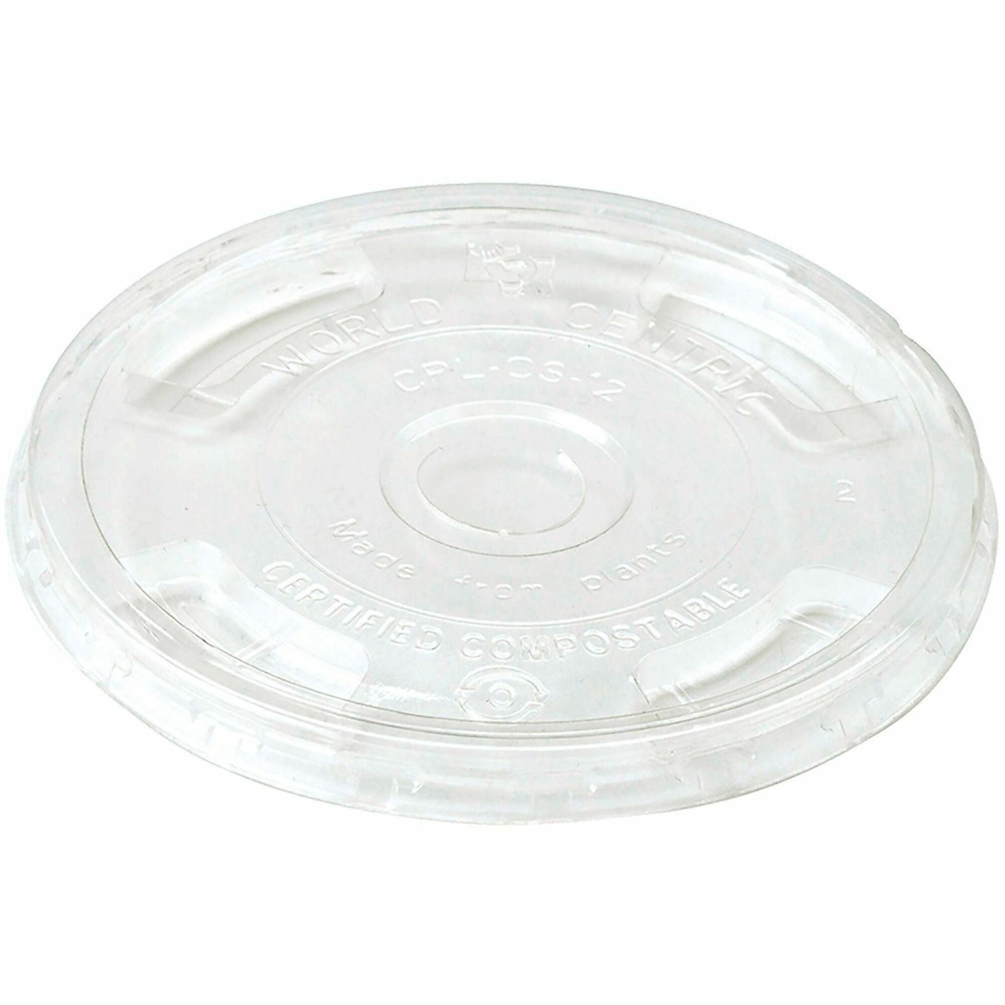Plant Sugar, Polylactic Acid (PLA) - Clear - 1000 / Case