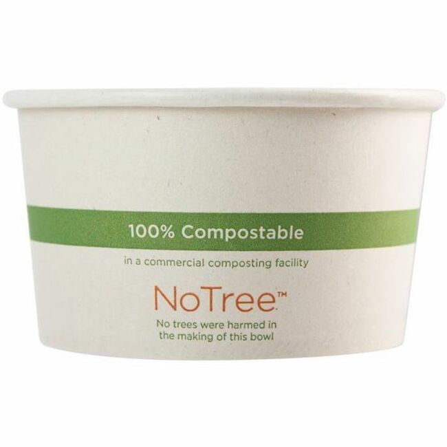 Food, Breakroom - 4.4" Diameter - Natural - Paper Body - 500 / Carton