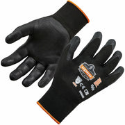Ergodyne ProFlex 7001 Nitrile-Coated Gloves, X-Small, Black