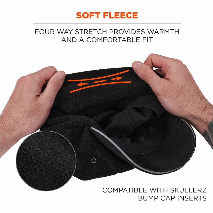 Fleece, Elastic - Black