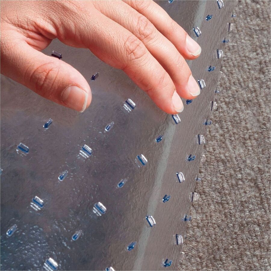 Chair, Home, Office, Medium Pile Carpet - 46" Width x 60" Depth - Rectangular - Vinyl - Clear - 1 Each