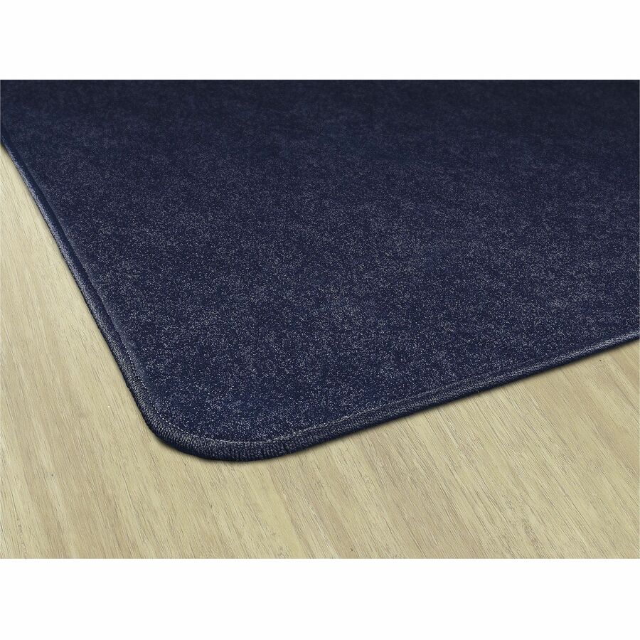 Flagship Carpets Amerisoft Solid Color Rug, Navy Blue, 18 ft x 12 ft Rectangle, Nylon/Polyester, 1 Each