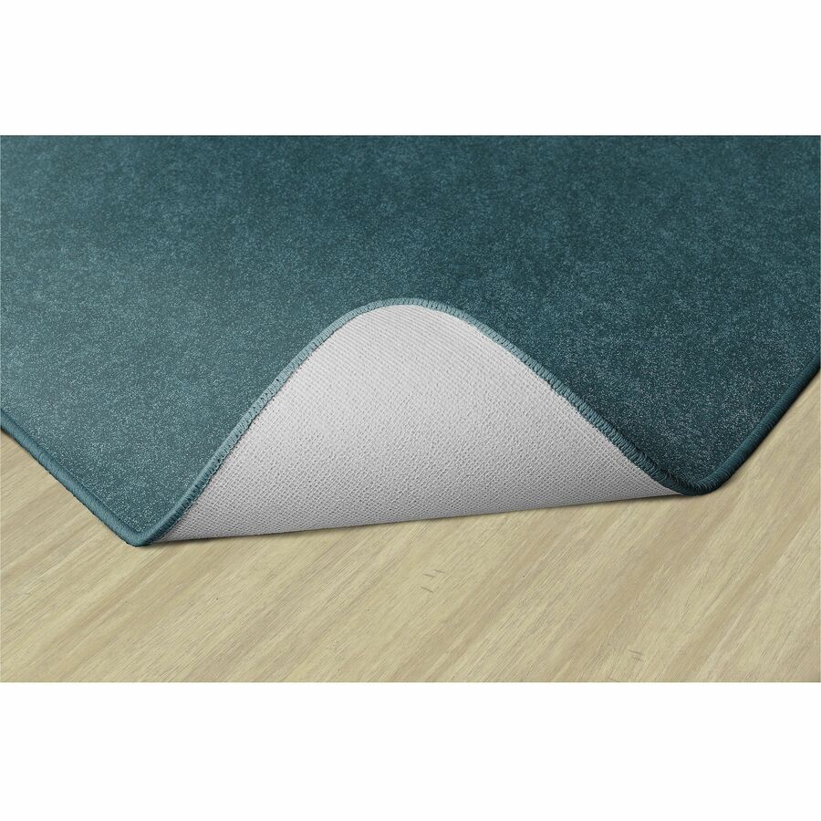 Flagship Carpets Amerisoft Solid Color Rug, Marine Blue, 15 ft x 12 ft Rectangle, Nylon/Polyester, 1 Each