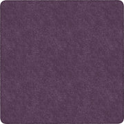 Flagship Carpets Amerisoft Solid Color Rug, 72" x 72", Square, Purple, Polyester/Nylon, 1 Each