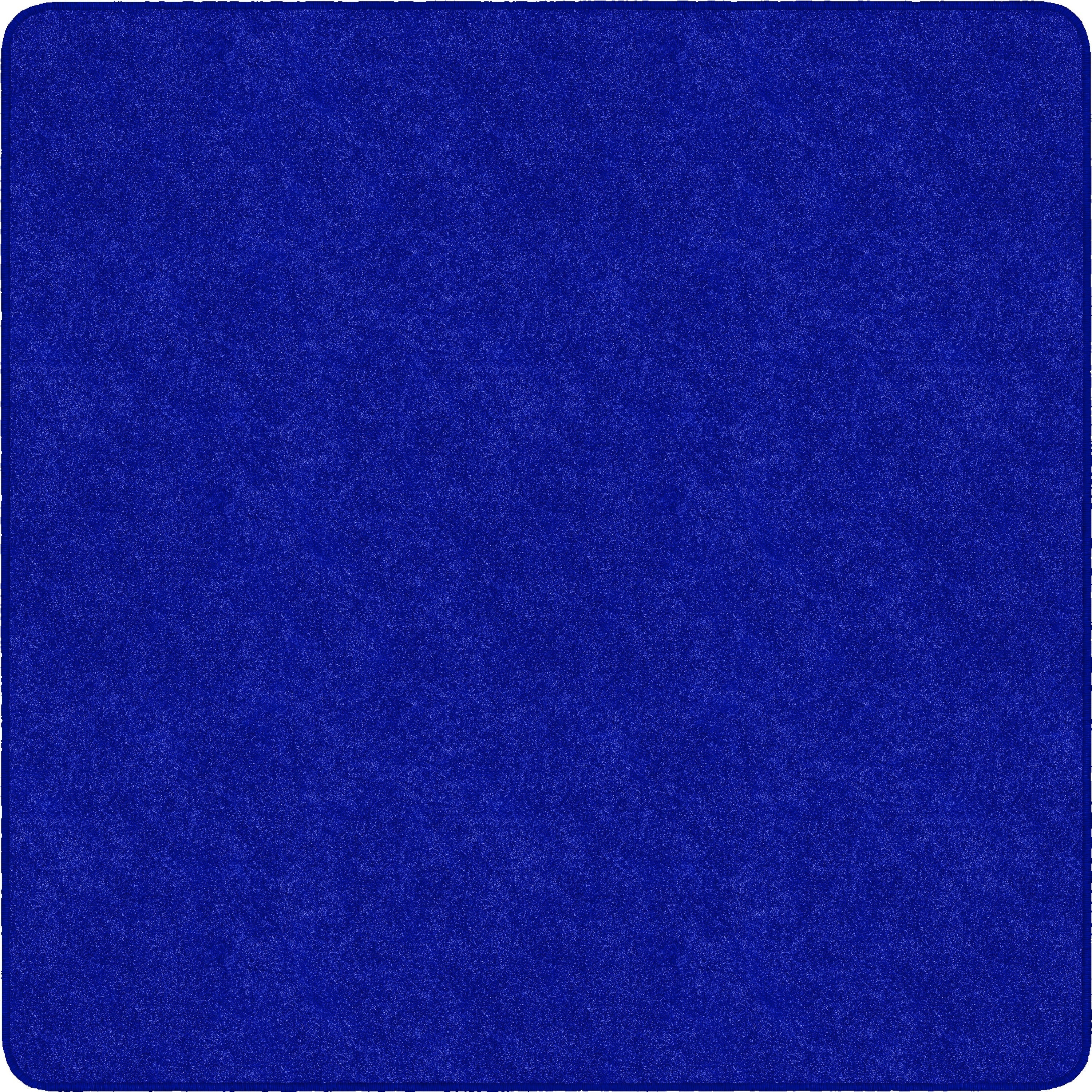 Flagship Carpets Amerisoft Solid Color Rug, 12 ft x 12 ft, Square, Royal Blue, Nylon/Polyester, 1 Each