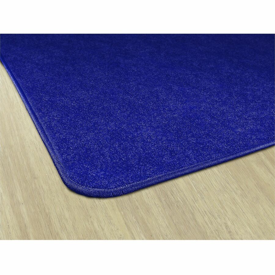 Flagship Carpets Amerisoft Solid Color Rug, 15 ft x 12 ft Rectangle, Royal Blue, Nylon/Polyester, 1 Each