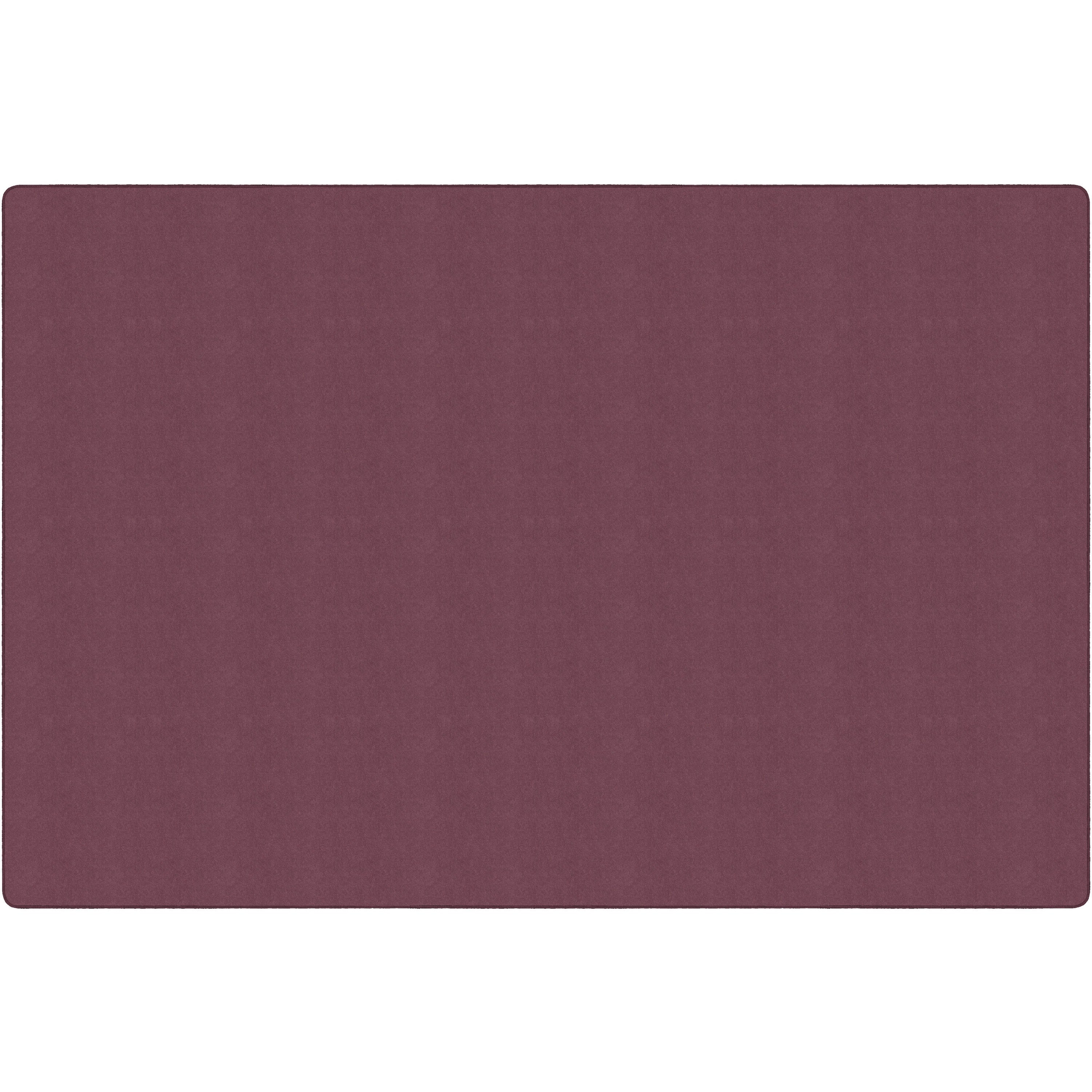 Flagship Carpets Amerisoft Solid Color Rug, Plum, 18 ft x 12 ft Rectangle, Nylon/Polyester, 1 Each