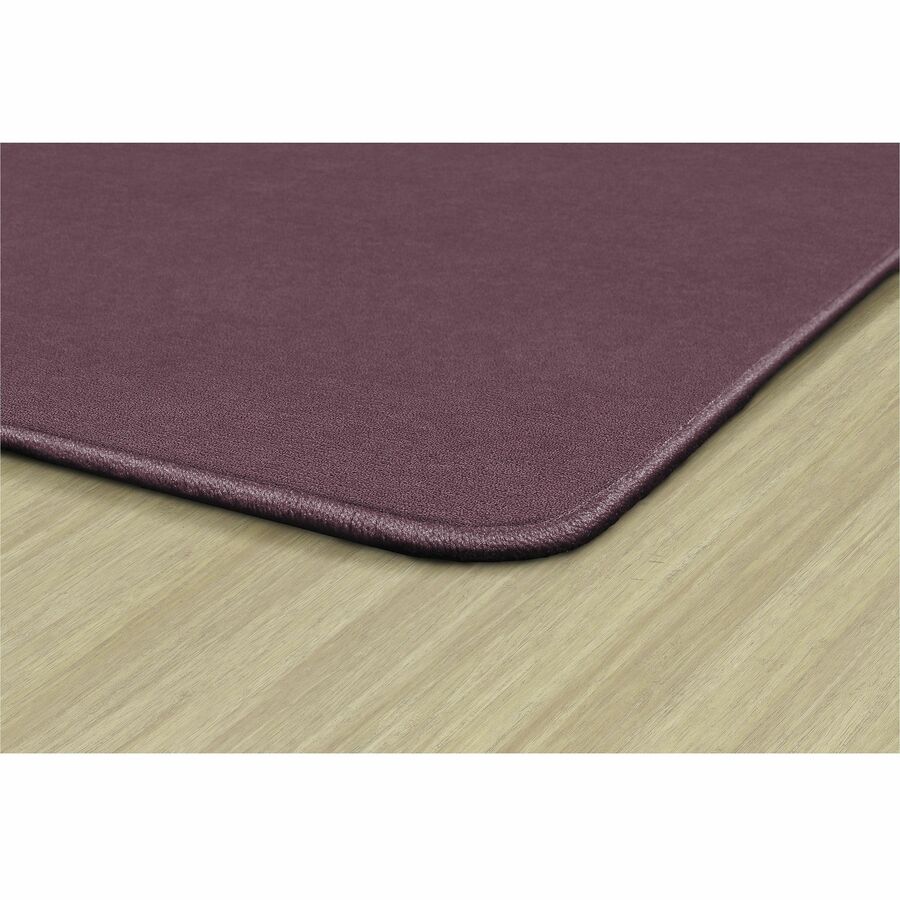 Flagship Carpets Amerisoft Solid Color Rug, Plum, 18 ft x 12 ft Rectangle, Nylon/Polyester, 1 Each