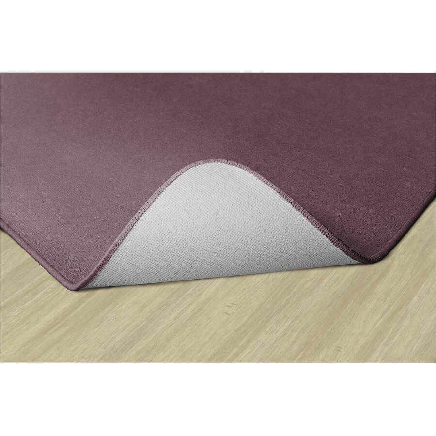 Flagship Carpets Amerisoft Solid Color Rug, Plum, 18 ft x 12 ft Rectangle, Nylon/Polyester, 1 Each