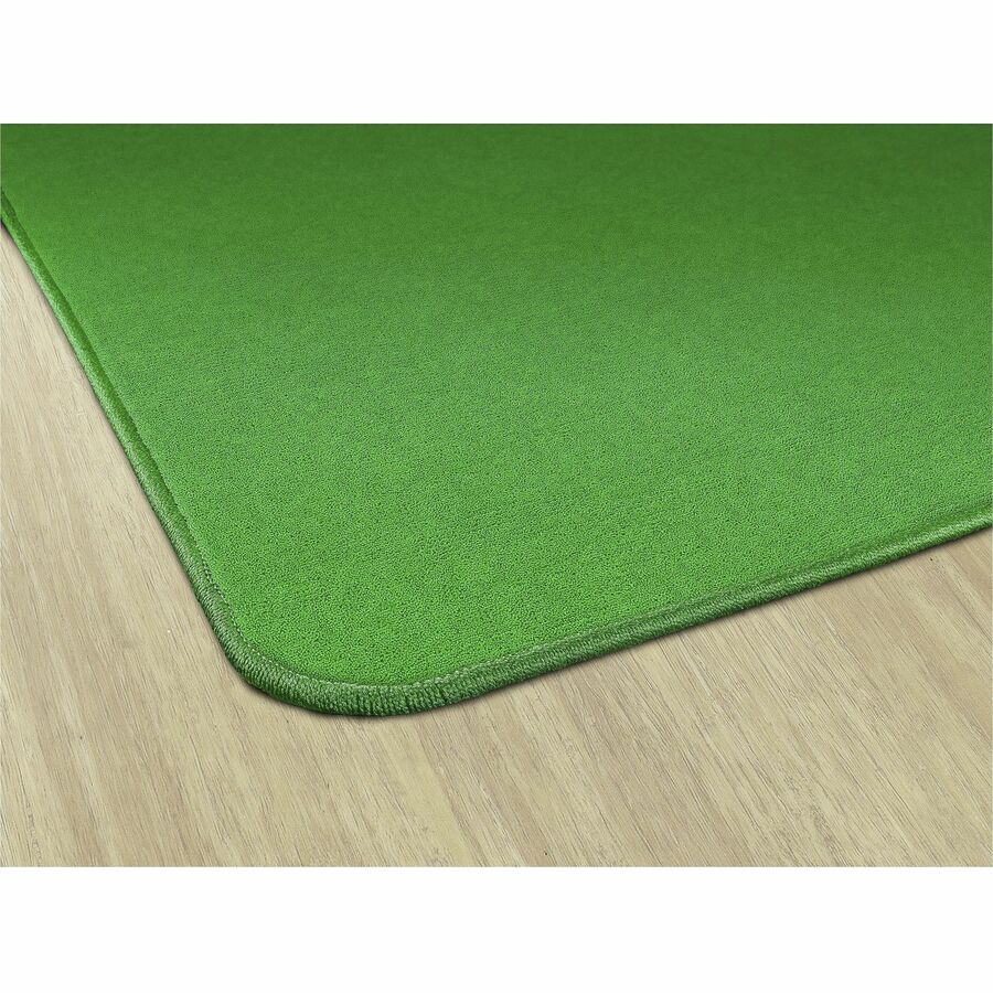 Flagship Carpets Ameristrong Solid Color Rug, 72" x 72", Square, Lime Green, Nylon, 1 Each