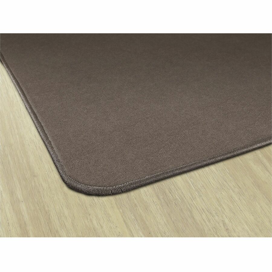 Flagship Carpets Ameristrong Solid Color Rug, 72" x 72" Square, Almond, Nylon, Traditional Style, 1 Each