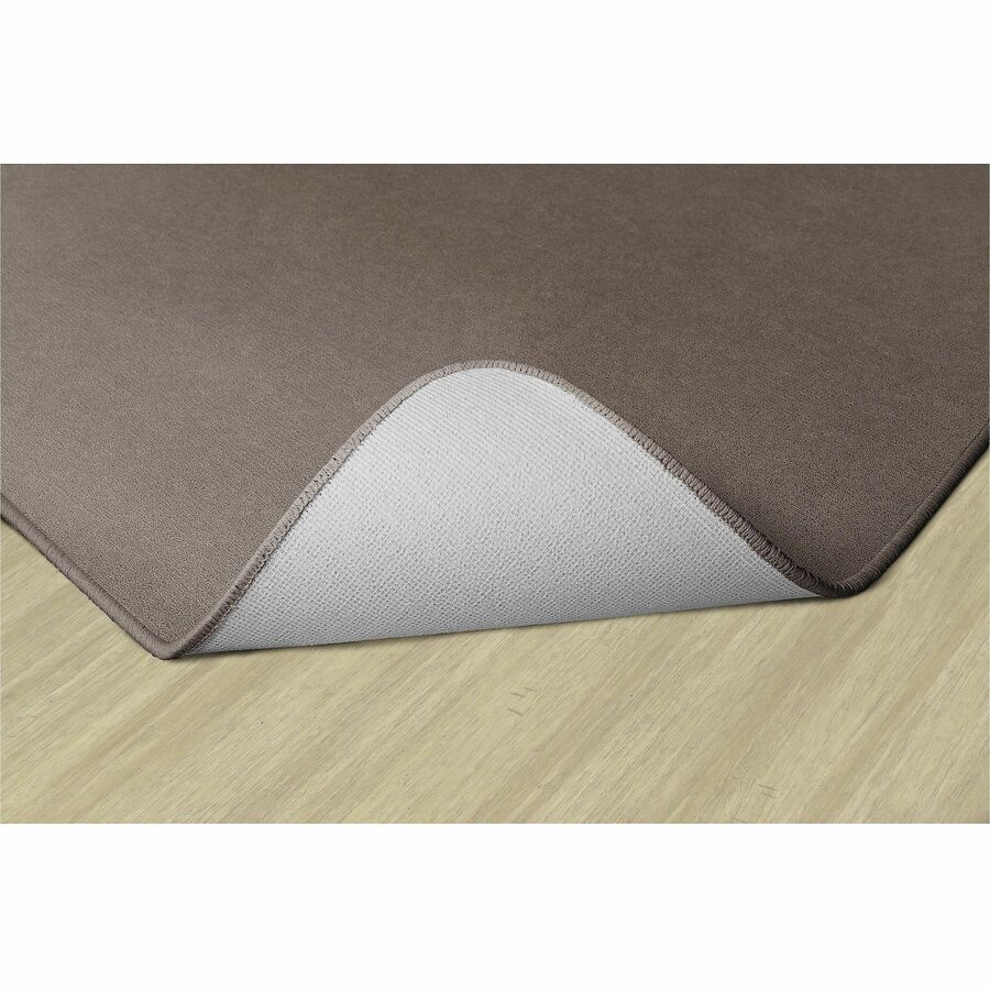 Flagship Carpets Ameristrong Solid Color Rug, 12 ft x 91.20", Rectangle, Almond, Nylon, Traditional Style, 1 Each