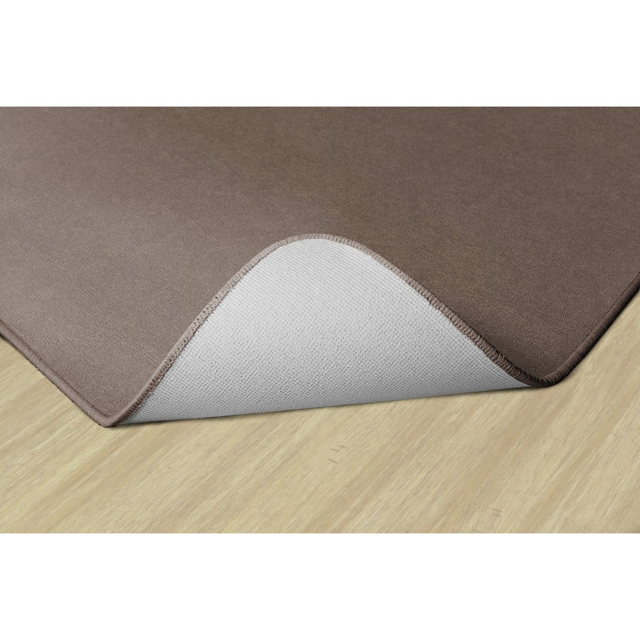 Flagship Carpets Ameristrong Solid Color Rug, 12 ft x 12 ft, Square, Almond, Nylon Fiber, 1 Each