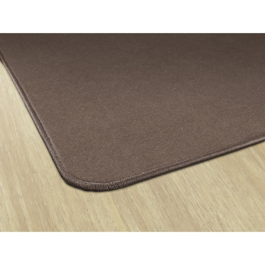 Flagship Carpets Ameristrong Solid Color Rug, 12 ft x 12 ft, Square, Almond, Nylon Fiber, 1 Each
