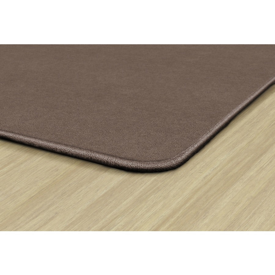 Flagship Carpets Ameristrong Solid Color Rug, Almond, 12 ft x 15 ft, Rectangle, Nylon Fiber, 1 Each
