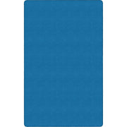 Flagship Carpets Ameristrong Solid Color Rug, Blue Bird, 108" x 72", Rectangle, Nylon, 1 Each